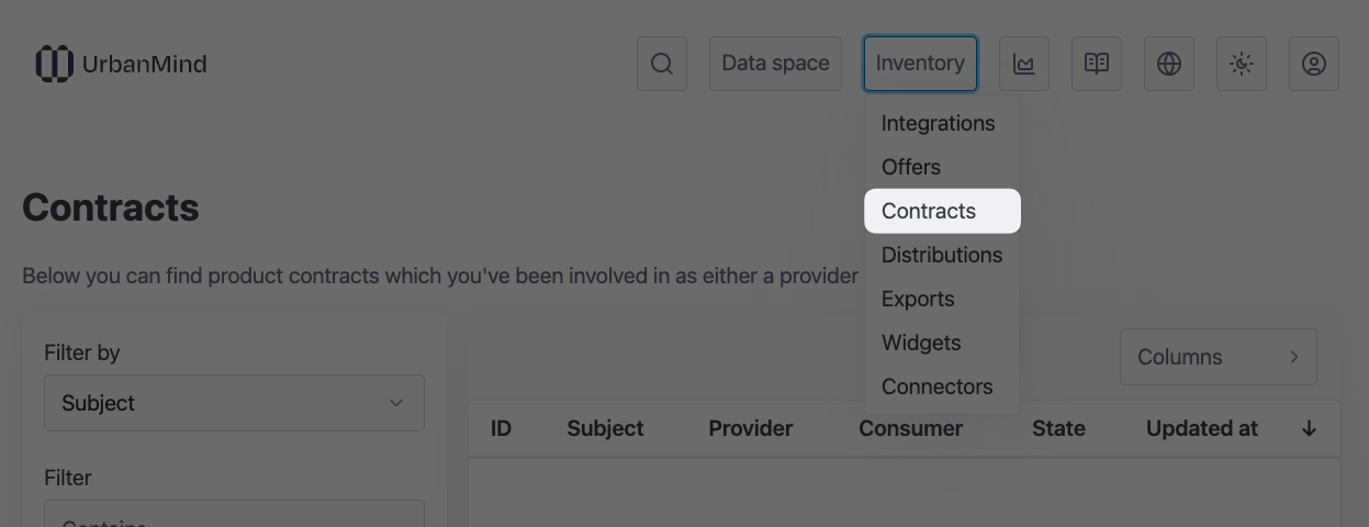 contract catalogue